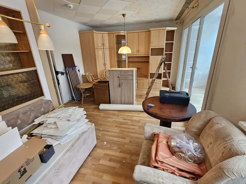 vor der Wohnungsauflösung