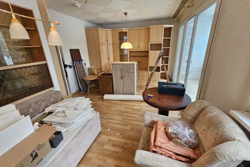 vor der Wohnungsauflösung